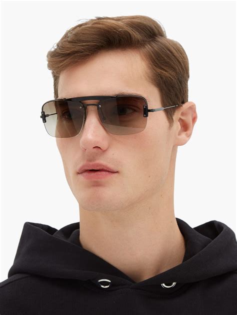 prada metal sunglasses mens